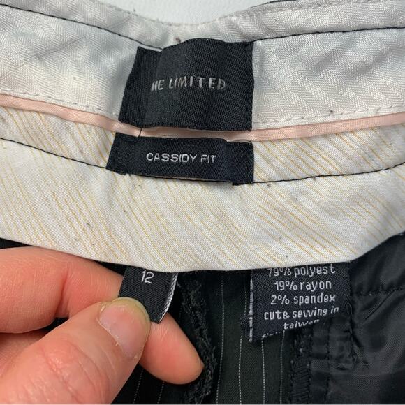 The Limited Black Pinstripe Cassidy Dress Pants - Picture 8 of 10